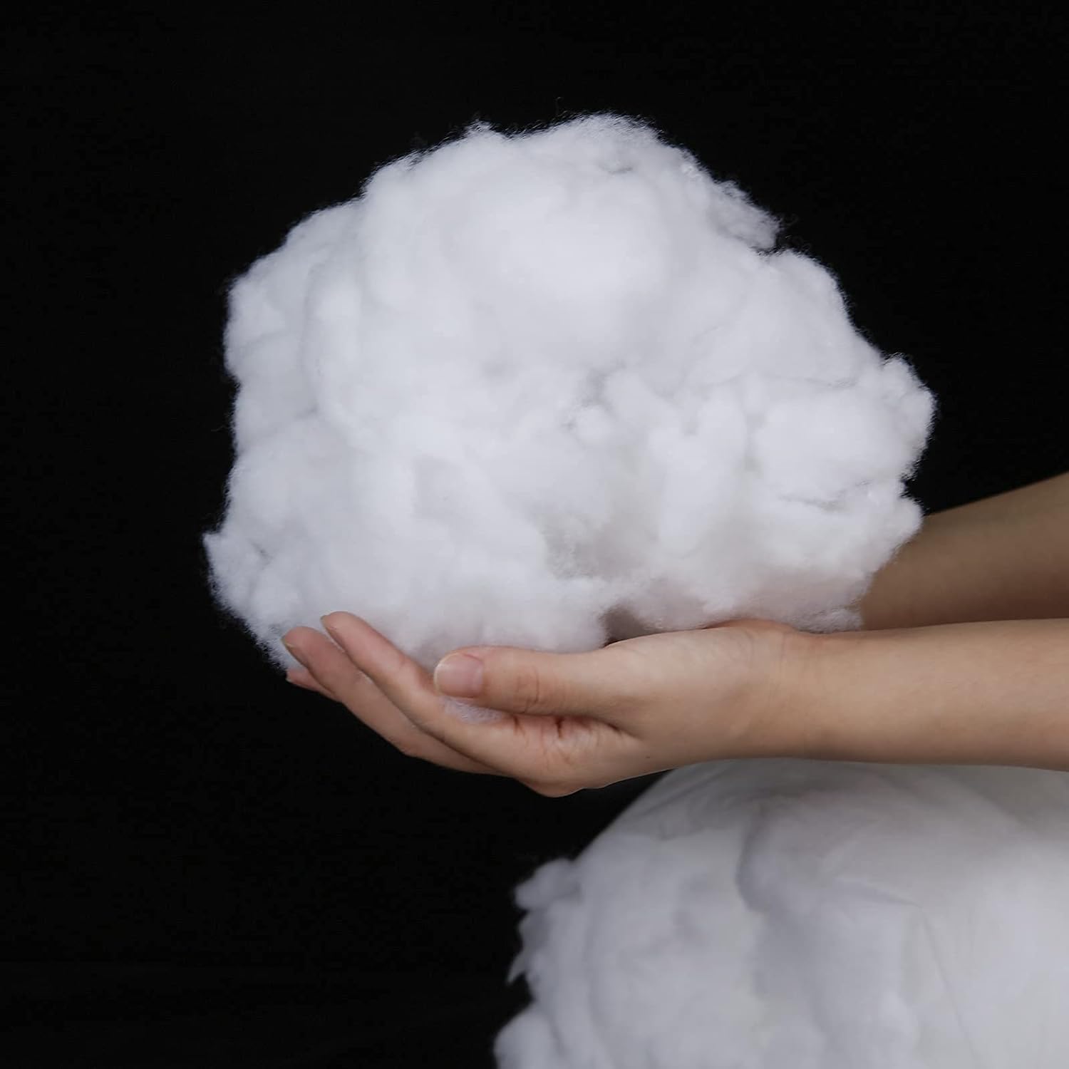 ProKart Premium Soft Racron Polyester Fiber Filler | Cloud-Like Softness for Pillows, Teddy Bear, Soft Toys, and Crochet Projects - Ideal Synthetic Alternative to Cotton with Durable Resilience (4 Kg)