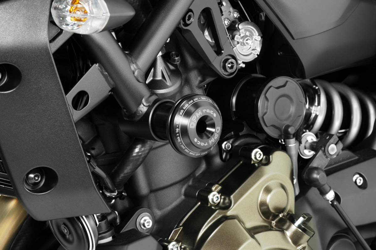 MT 07 FZ07 2014/17 - Cadre Coulisses 'Warrior' (R-0737) - Aluminium Protection Anti-chute Crash Barre Coque - Visserie Incluses - Accessoires De Pretto Moto (DPM Race) - 100% Made in Italy