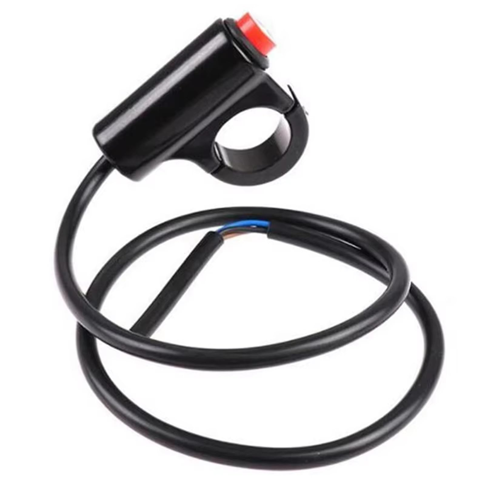 Interrupteur Clignotant Moto Bouton Commutation Des Feux Détresse Double Avertissement Pour Scooter Véhicule Électrique Lampe Signalisation D'urgence Contacteur d'Allumage(A1)