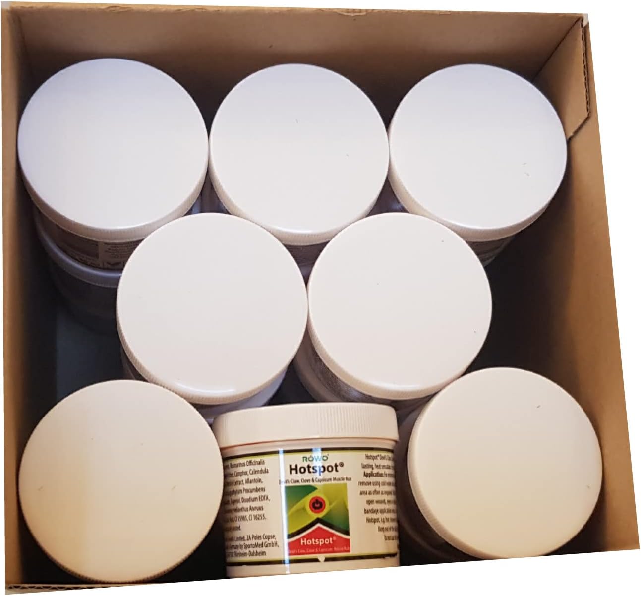 Hotspot Devils Claw, Clove and Capsicum Muscle Rub 24 x 50 ml tub