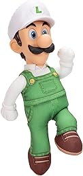 La película Super Mario Galaxy – Peluche articulado de 38 cm – Fire Luigi