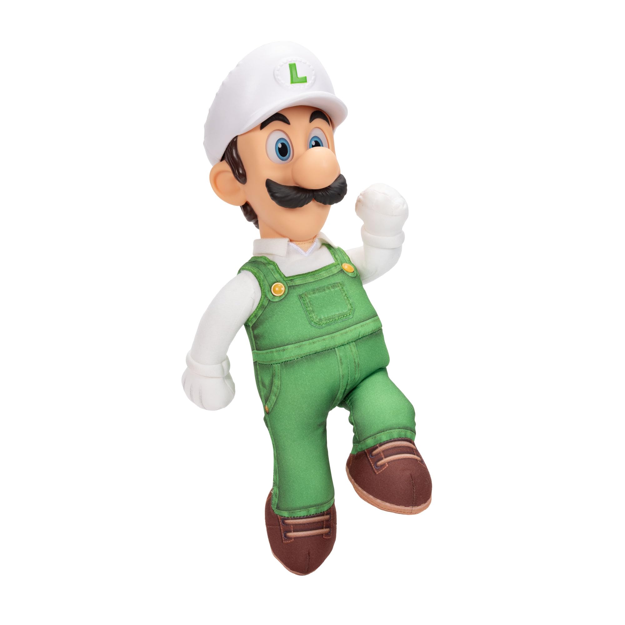 La película Super Mario Galaxy – Peluche articulado de 38 cm – Fire Luigi