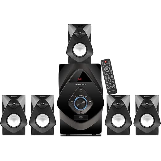 ZEBRONICS BT8591RUCF 51 Home Theater Speaker with 65 Subw