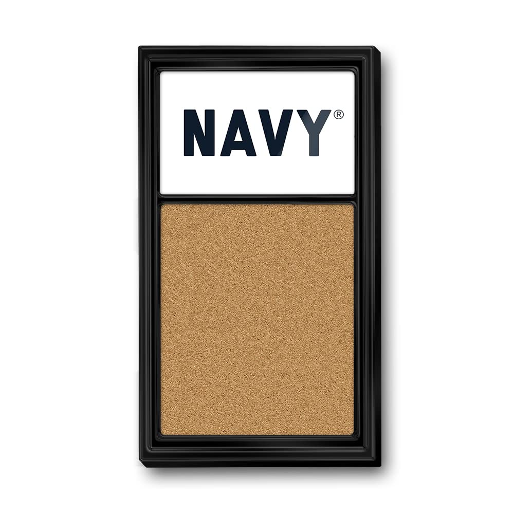 The Fan-Brand Military US Navy: Cork Note Board - Sports Team Bar Sign Décor: Home, Dorm, Garage, Office, Fan Cave
