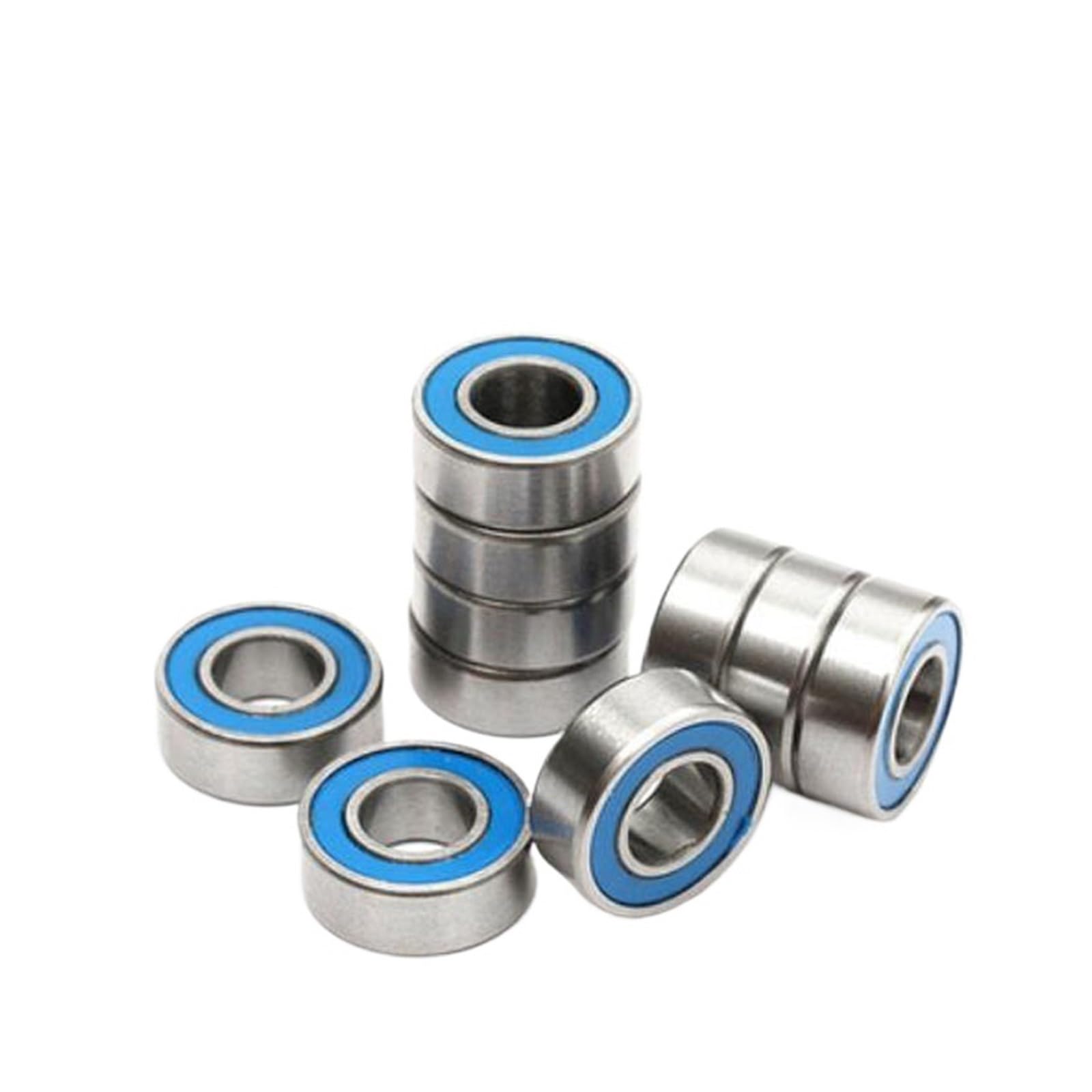 VSPPJYFG 20pcs MR115RS Miniature Bearing Blue Sealed 5x11x4mm ABEC-5 MR115-2RS Ball Bearing Parts