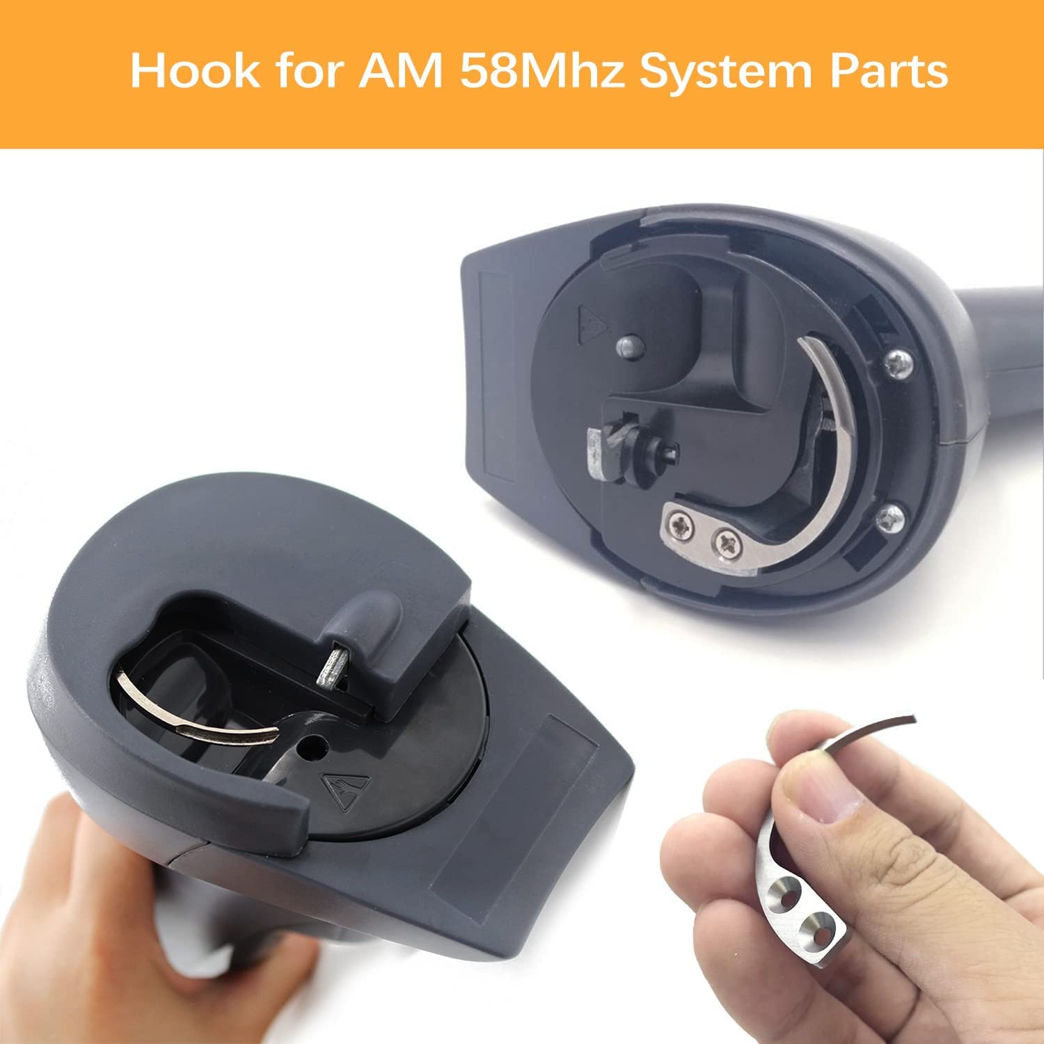 Hand Held Gun Detacher per EAS Sistema Hard Tags Mini Tag Panno Mini Tag 58MHz Tag Remover w/2 Ganci