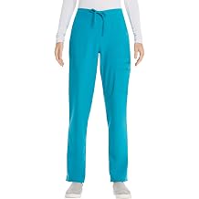 ScrubStar Womens Cargo Scrub Pants Drawstring Stretch 4 Pockets | Ultra-Soft, Mechanical Stretch Fabric, Flexible Movement, Drawstring Elastic Waist, Reinforced Stitching for Medical Shifts