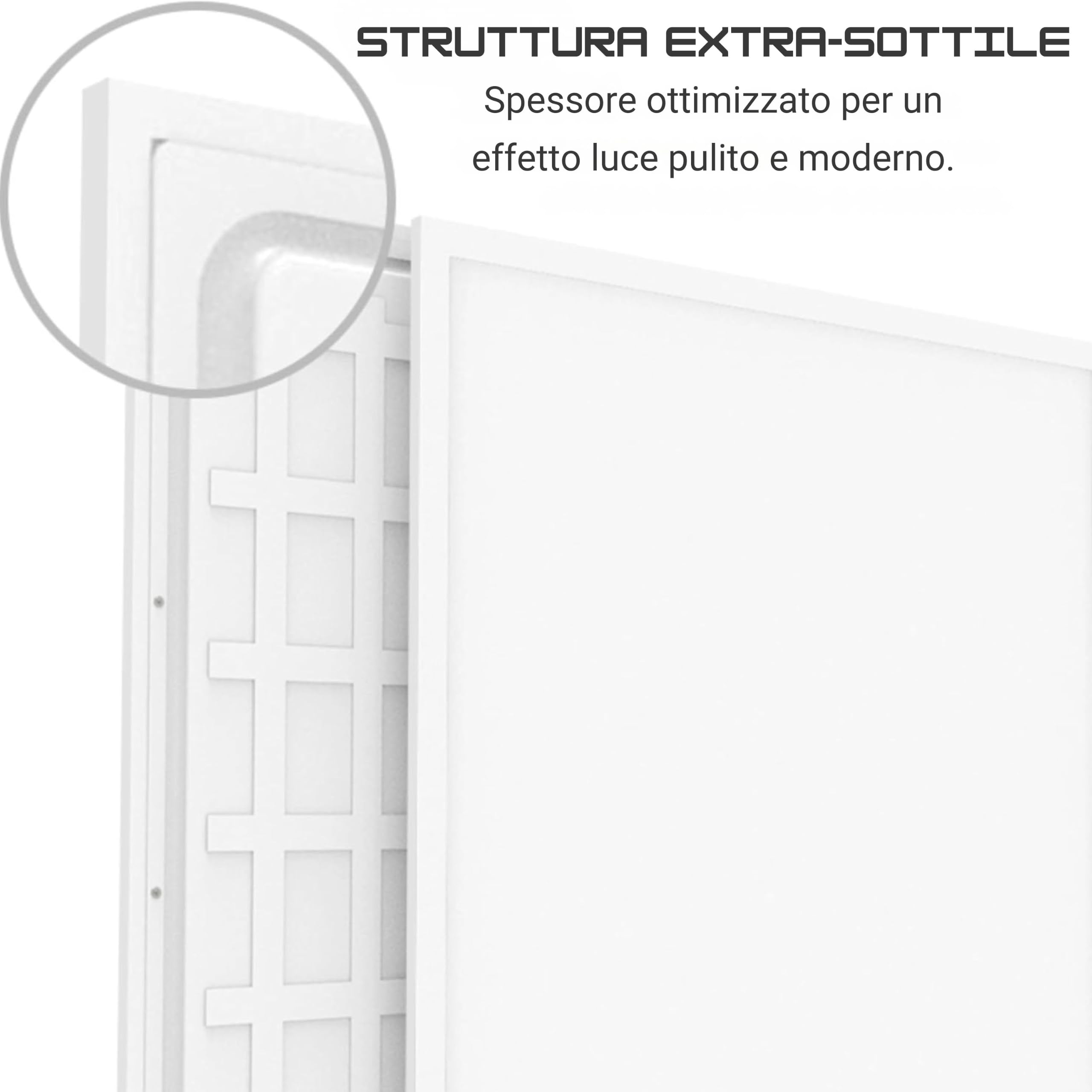 YASTA 2 PEZZI Plafoniera Led Soffitto 60x60 Da Incasso Per Cartongesso Luce Naturale 42w Pannello Luminoso Per Controsoffitto Con Cornice Bianca Slim 4000k