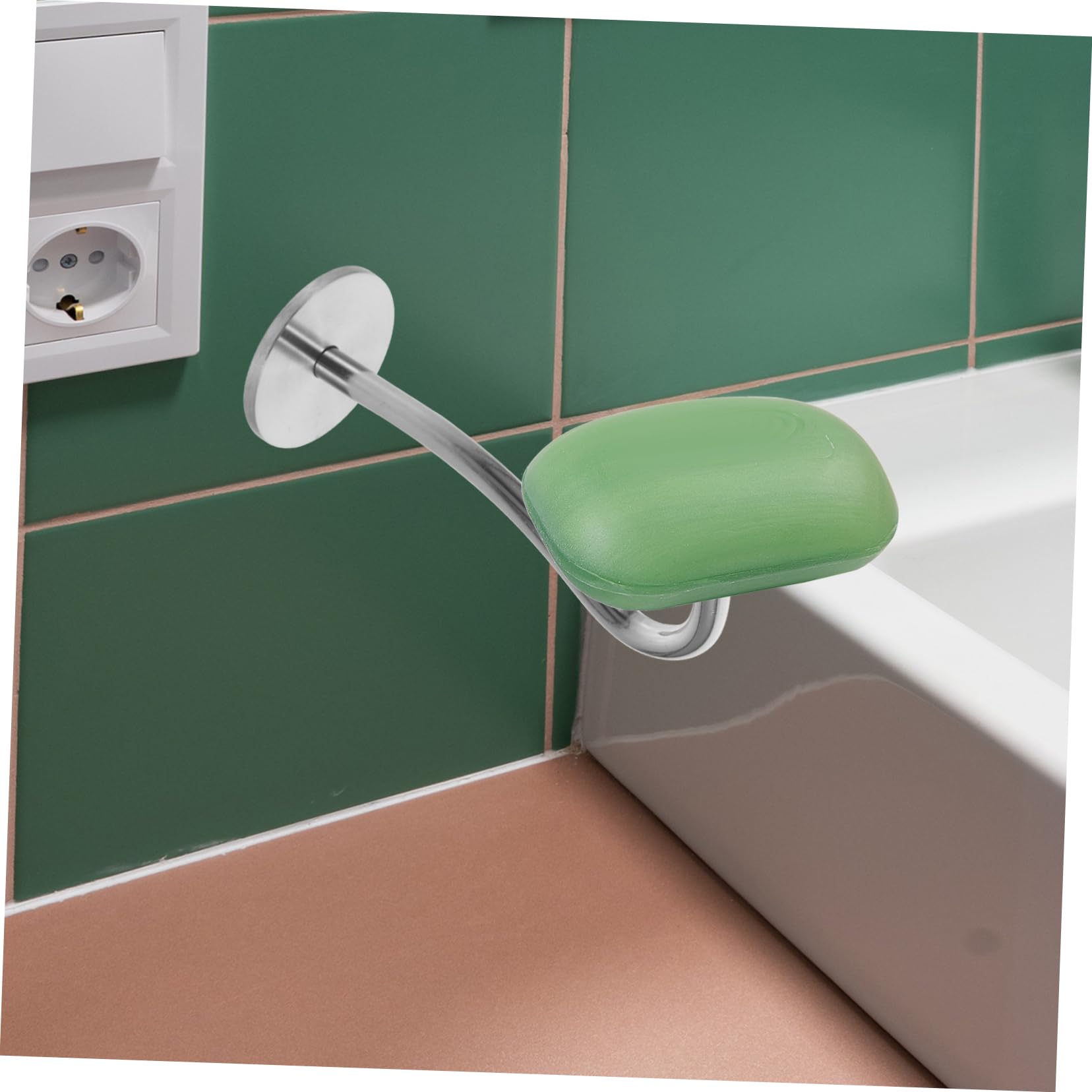 Didiseaon 3 Pezzi portasapone in acciaio inox portasapone a ventosa da bagno accessori bagno accessori per porta sapone da cucina da cucina Acciaio inossidabile