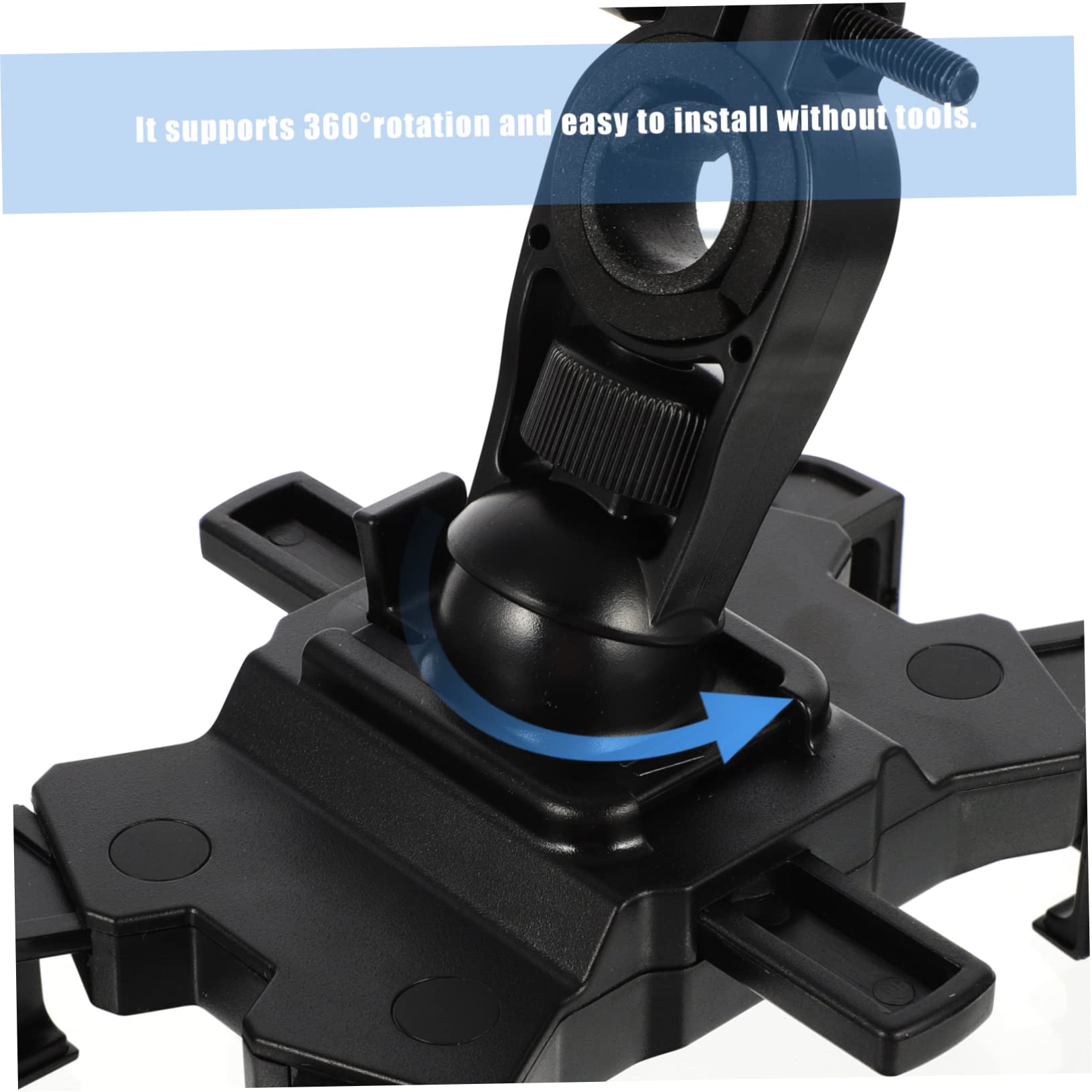 ibasenice 3pièces Support Téléphone Monture Antivibratoire pour Guidon De Vélo Installation Facile Compatible avec Smartphones Les Chocs