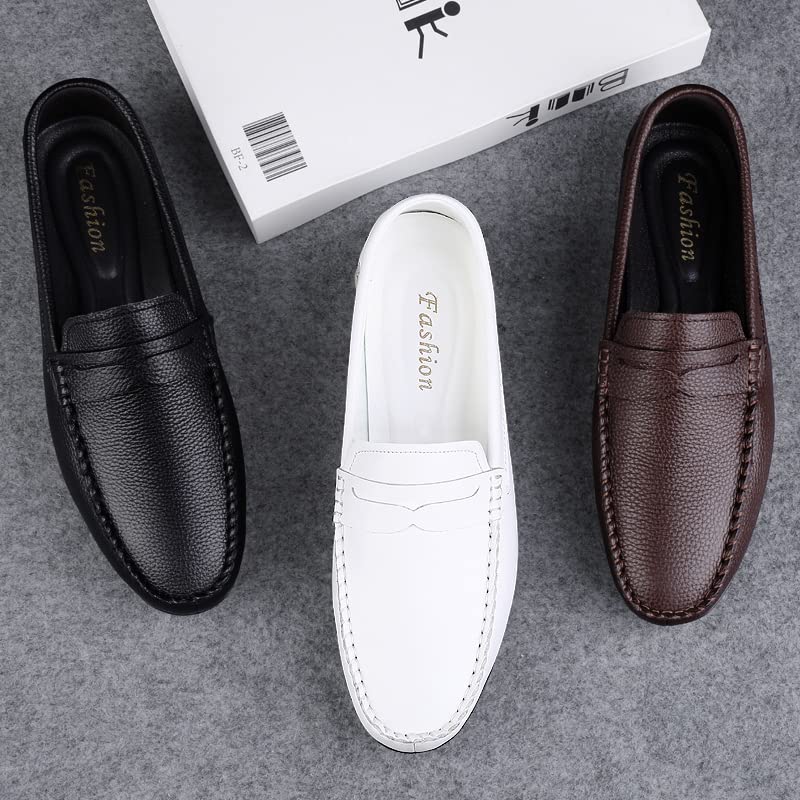 Pebbled Cowhide Loafers-Shoes4