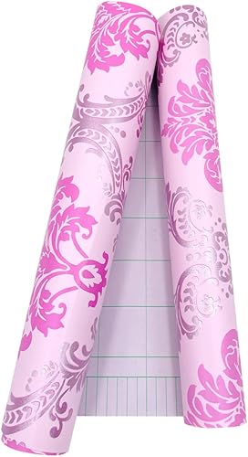 Miniatura 9 de Papel tapiz de damasco de 32.8 pies, rollo de renovación para mesa de comedor, contenedores de almacenamiento, decoración de muebles de pared, papel