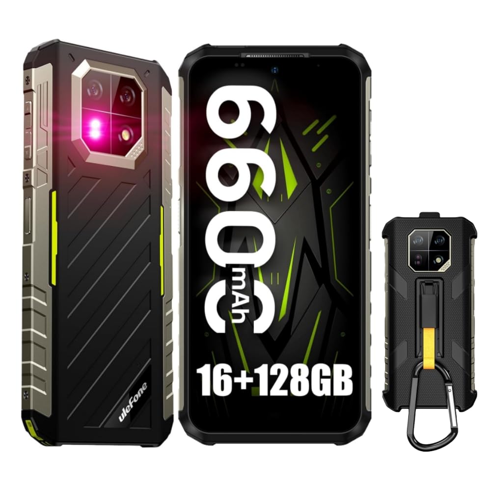 Smartphone Rugerizado Ulefone Armor 22 8GB/ 128GB/ 6.58"/ Negro y Verde