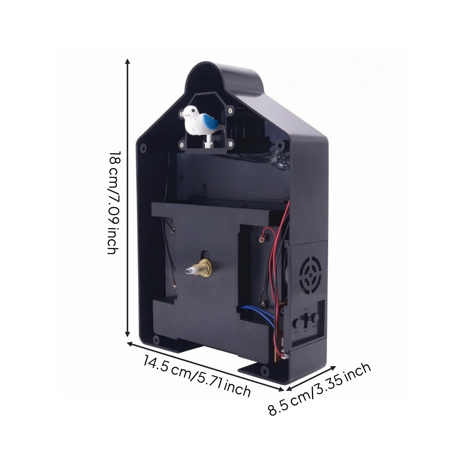 Uhrwerk Ersatzmodul Kuckucksuhr Bewegung Mechanismus Modul für Zeiger Und Vogelantrieb mit Stabiler Passform für DIY BAU Restaurierung Wartung