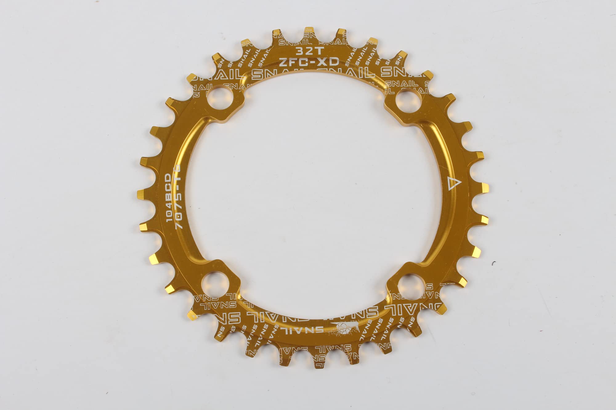 Bicycle Crank Arm Set BCD 104 Road Mountain Bike Crankset with Bottom Bracket with 38T Single Chain Ring Chainrings