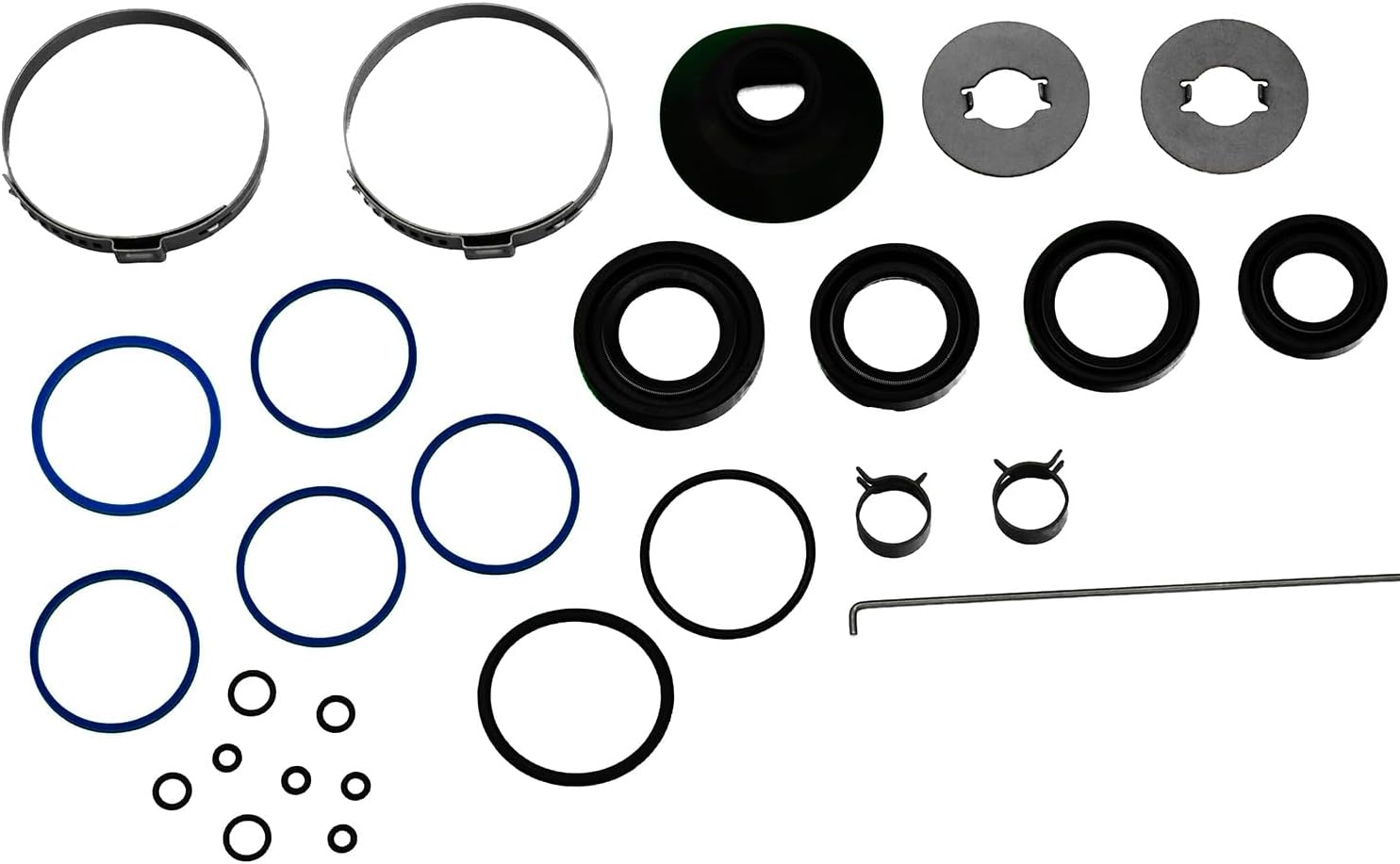 Power Steering Rack and Pinion Seal Kit for Subaru Forester 1998-2004 LHD | High Quality | Complete Precision Fit Replacement Seals