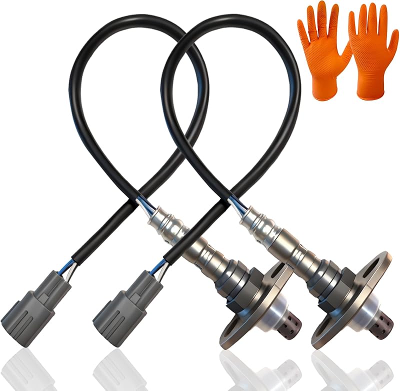 Kit com 2 sensores de oxigênio O2 VEIFNIY upstream e downstream para Toyota 4Runner, T100 e Tacoma – com luvas