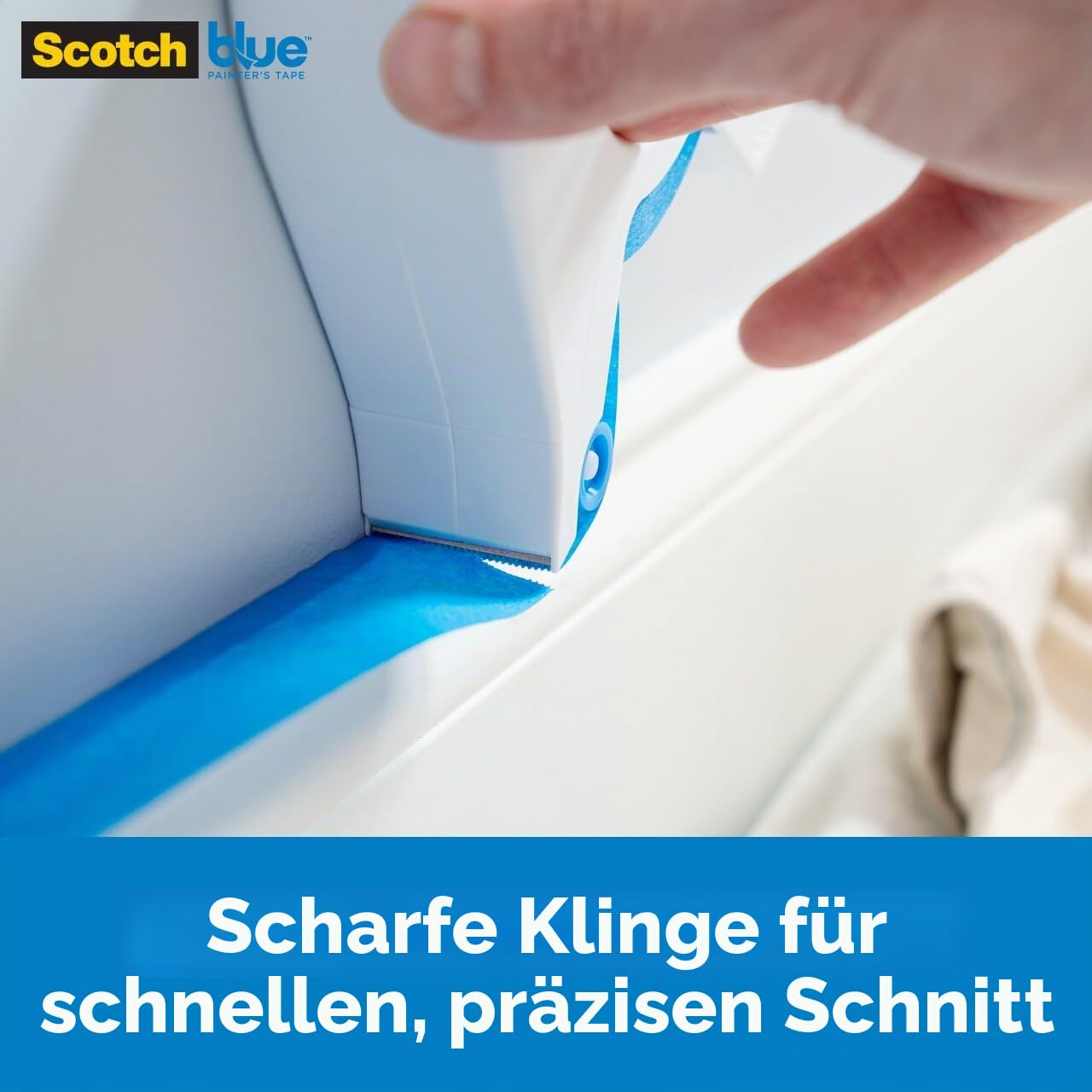 ScotchBlue TA3-SB Malerband-Applikator, blau, mit 1 Starterrolle, 3,6 cm x 20 m