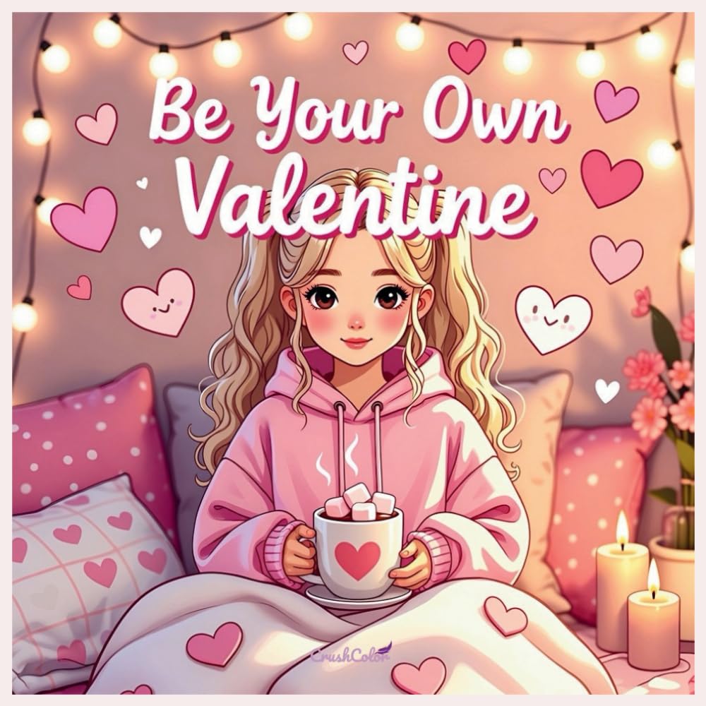 Be Your Own Valentine: Cozy Self-Love Coloring Book