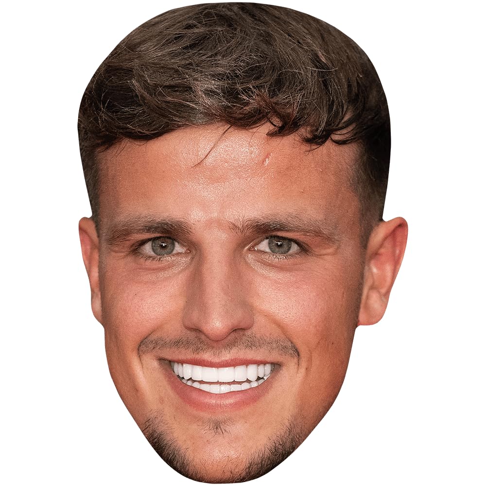 Luca Bish (Smile) Celebrity Mask, Flat Card Face, Fancy Dress Mask