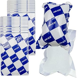 Reusable Dry Ice Packs for Shipping & Storage - Long Lasting Cold Packs for Lunch Box & Coolers - Ideal for Frozen Food & Drinks