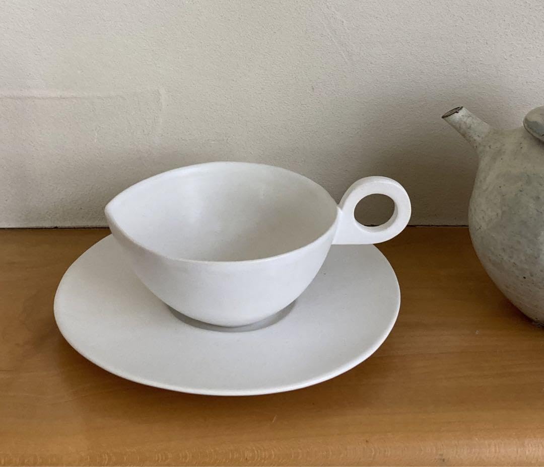 Amazon.co.jp: 安藤雅信さん ティーカップ＆ソーサー 作家物 : ホーム