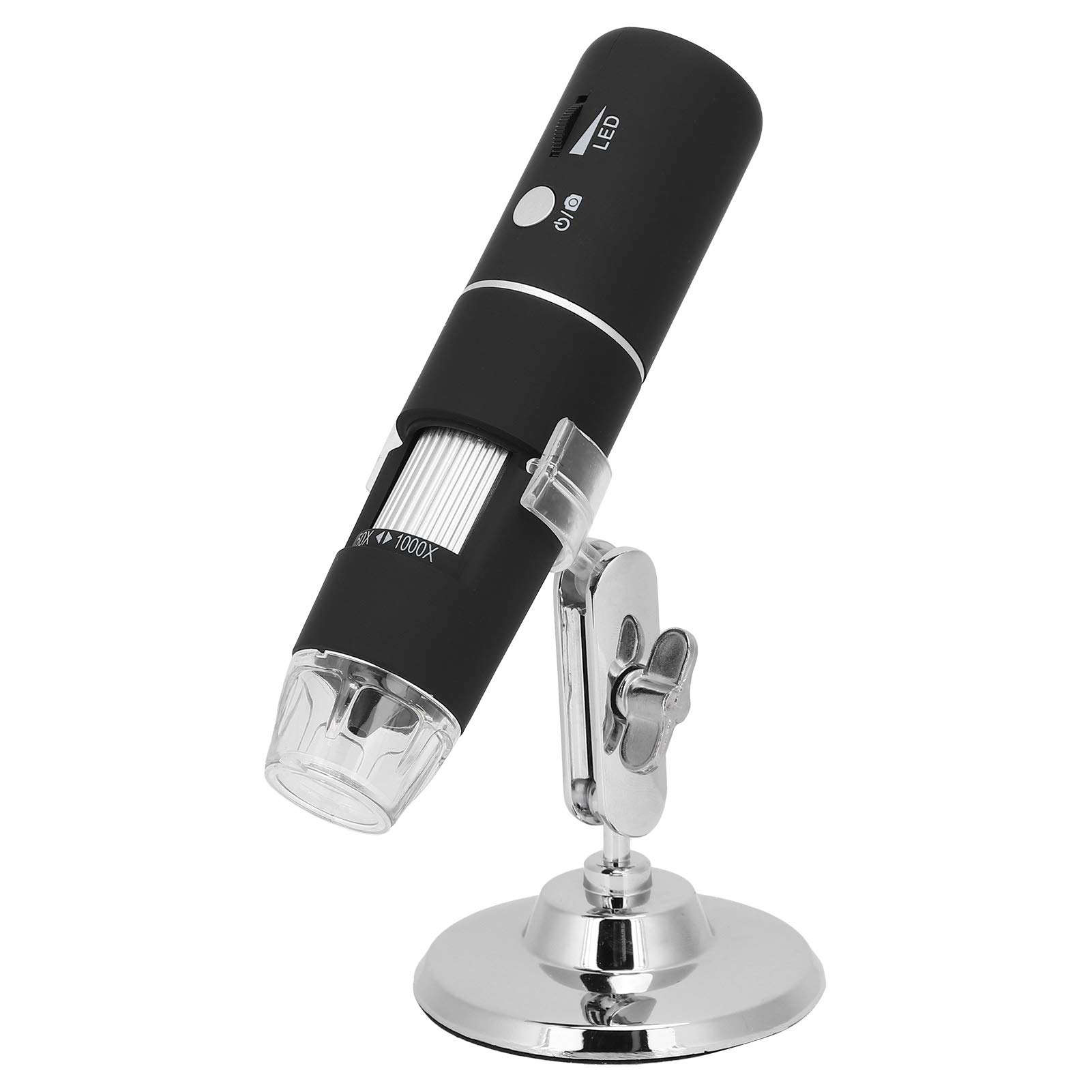 Microscopio digital WiFi 1080P, 2MP 50-1000X con 8 luces LED