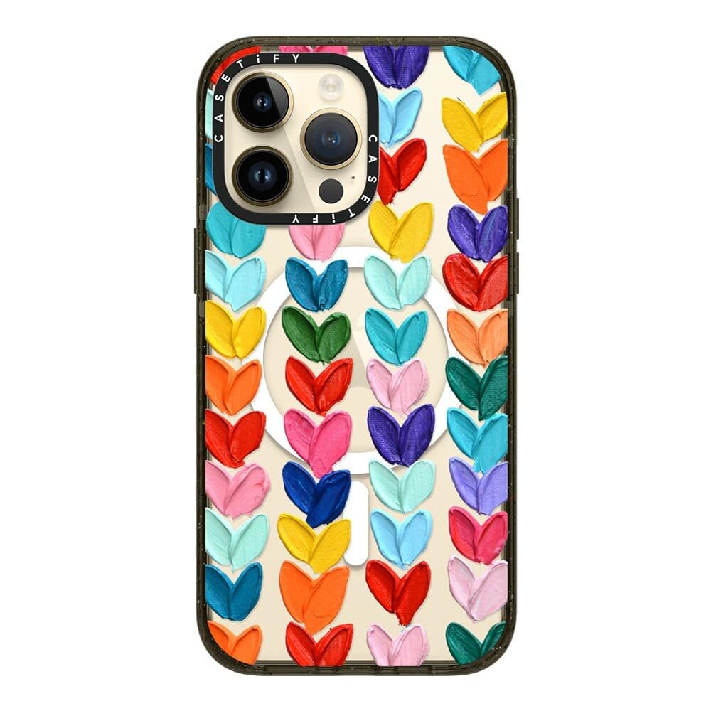 Coque Casetify Pour IPhone 14 Pro - Modèle Hong Kong Treasure Box Rose - Protection 360°
