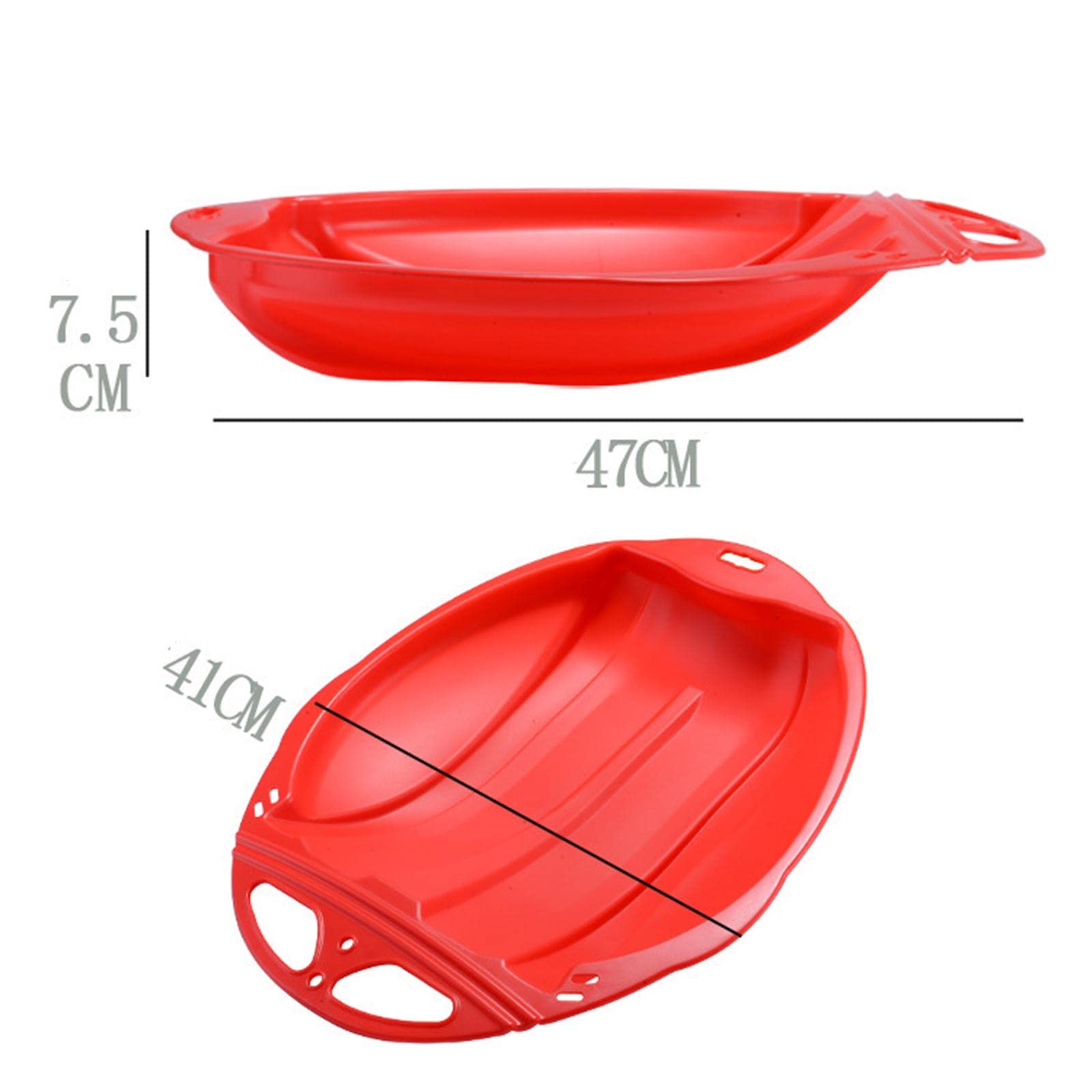 harayaa Trineo de Nieve para Niños, Tobogán de Exterior, Tabla de LUGE, Material Resistente, Cuerda Ligera, Ideal para Deportes de Invierno para Niñas.