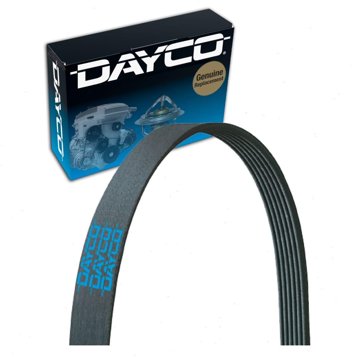 Dayco Main Drive Serpentine Belt Compatible with Hyundai Santa Fe 2.4L L4 2010-2012