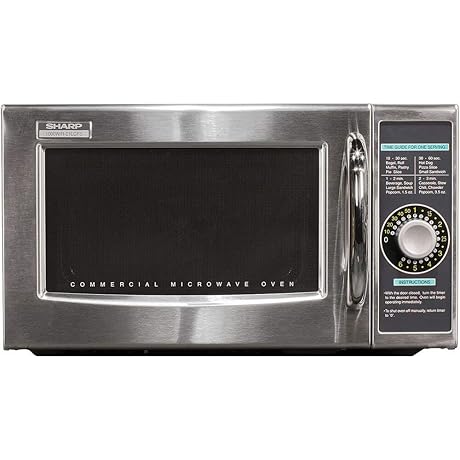 Sharp R-21LCFS Industrial Microwave: Power and Precision for Commercial Kitchens