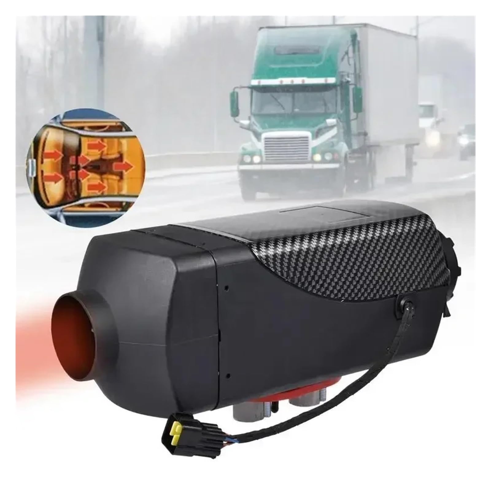 Nagrzewnica Powietrza Diesel 12V/24V 5kW Z Pilotem Zdalnego Sterowania Ogrzewanie Postojowe Do Samochodu Kempingowego, Przyczepy Kempingowej, Vana, Łodzi Łatwy w instalacji