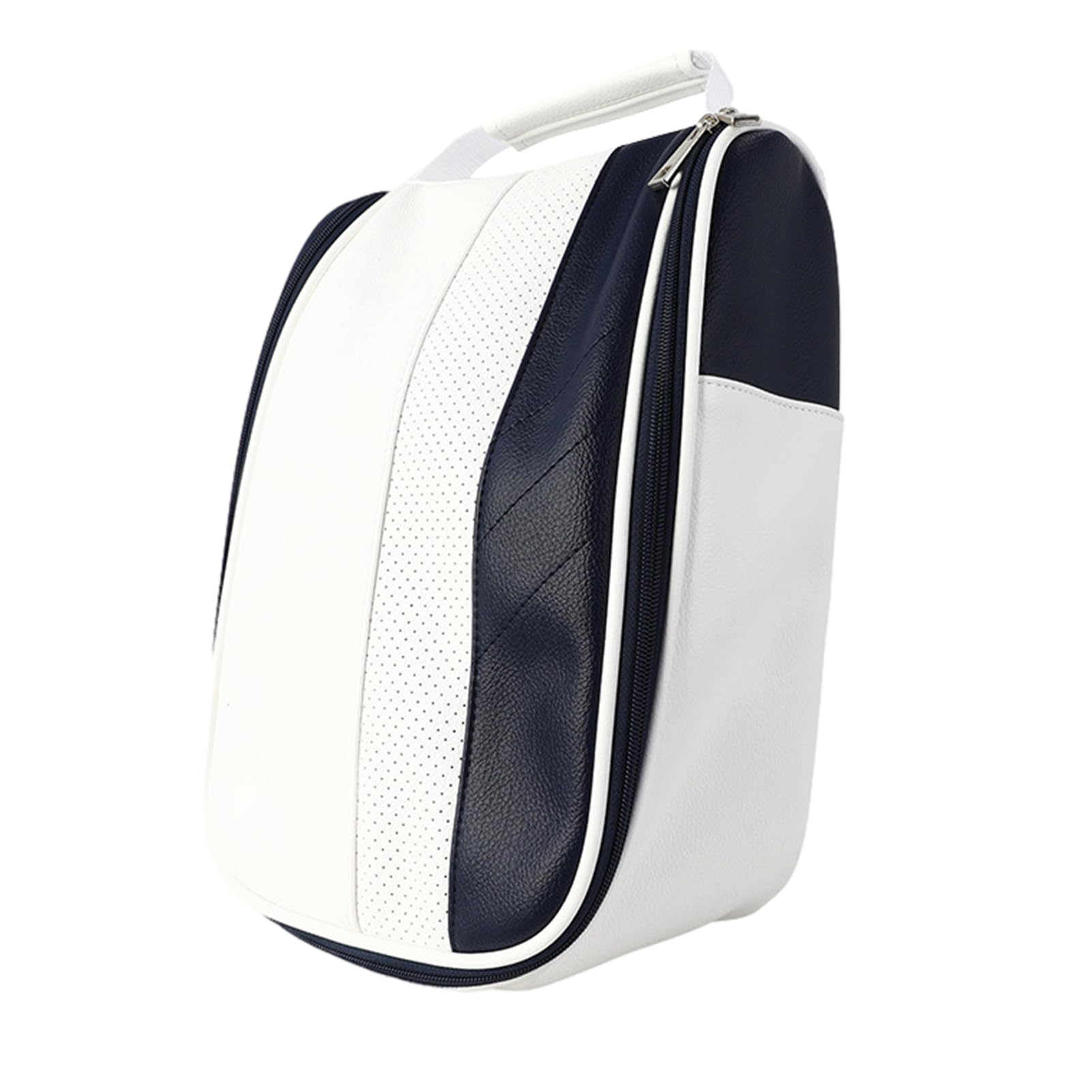 Golf-Schuhtasche, Reise-Schuhtaschen, wasserabweisende Reise-Schuhtaschen, schwarz und weiß, Golfschuh-Taschen für Herren/Damen, Outdoor-Reißverschluss-Tragetaschen mit Golf-Zubehör, für Radfahren,