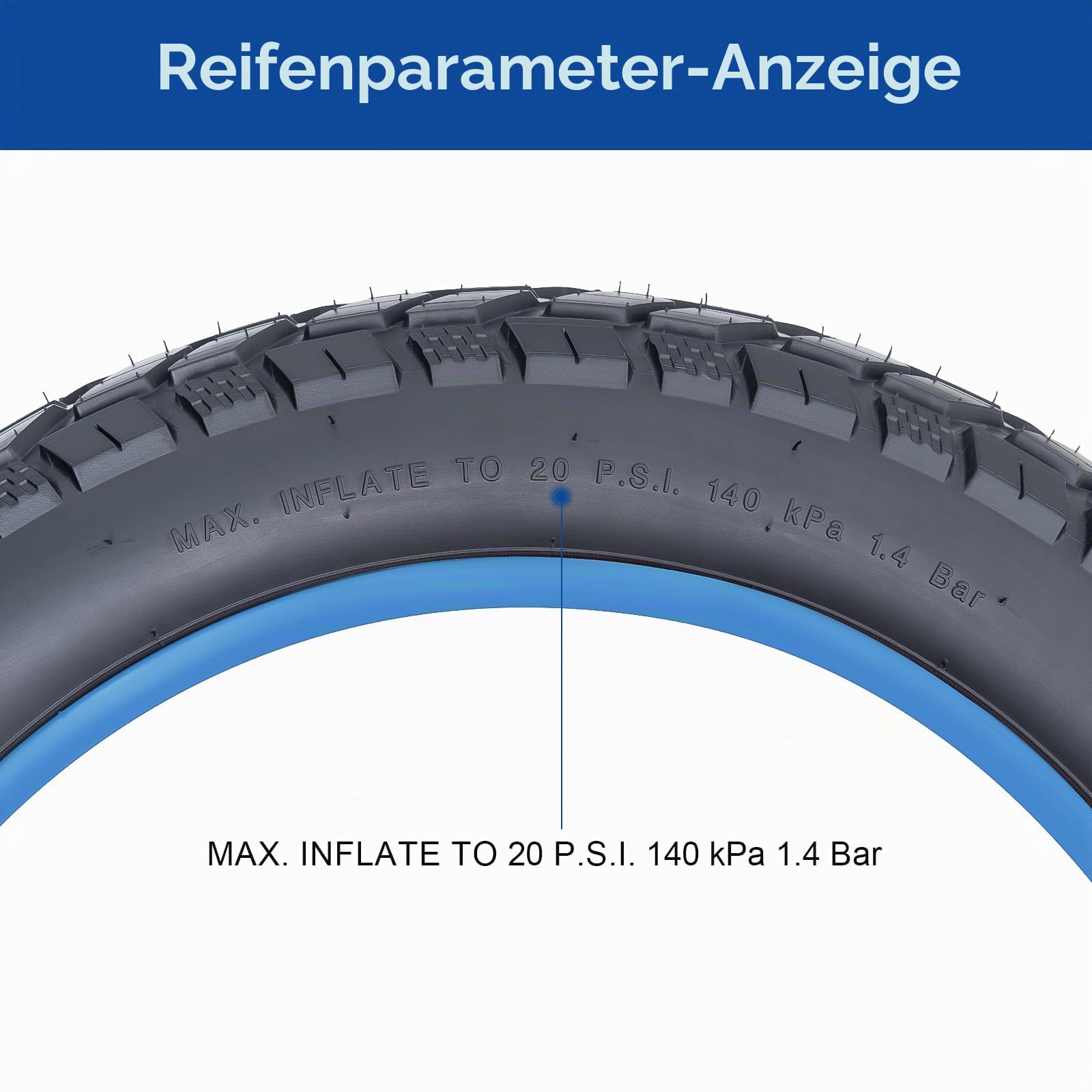 26x4.0 Reifen 100/102-559 Fahrrad Mantel, 26 Zoll Fat Fahrradreifen Faltbar passend für 26x3.80 26 x 4.0 MTB/City/Rennrad Fahrrad Reifen Ersatzrad