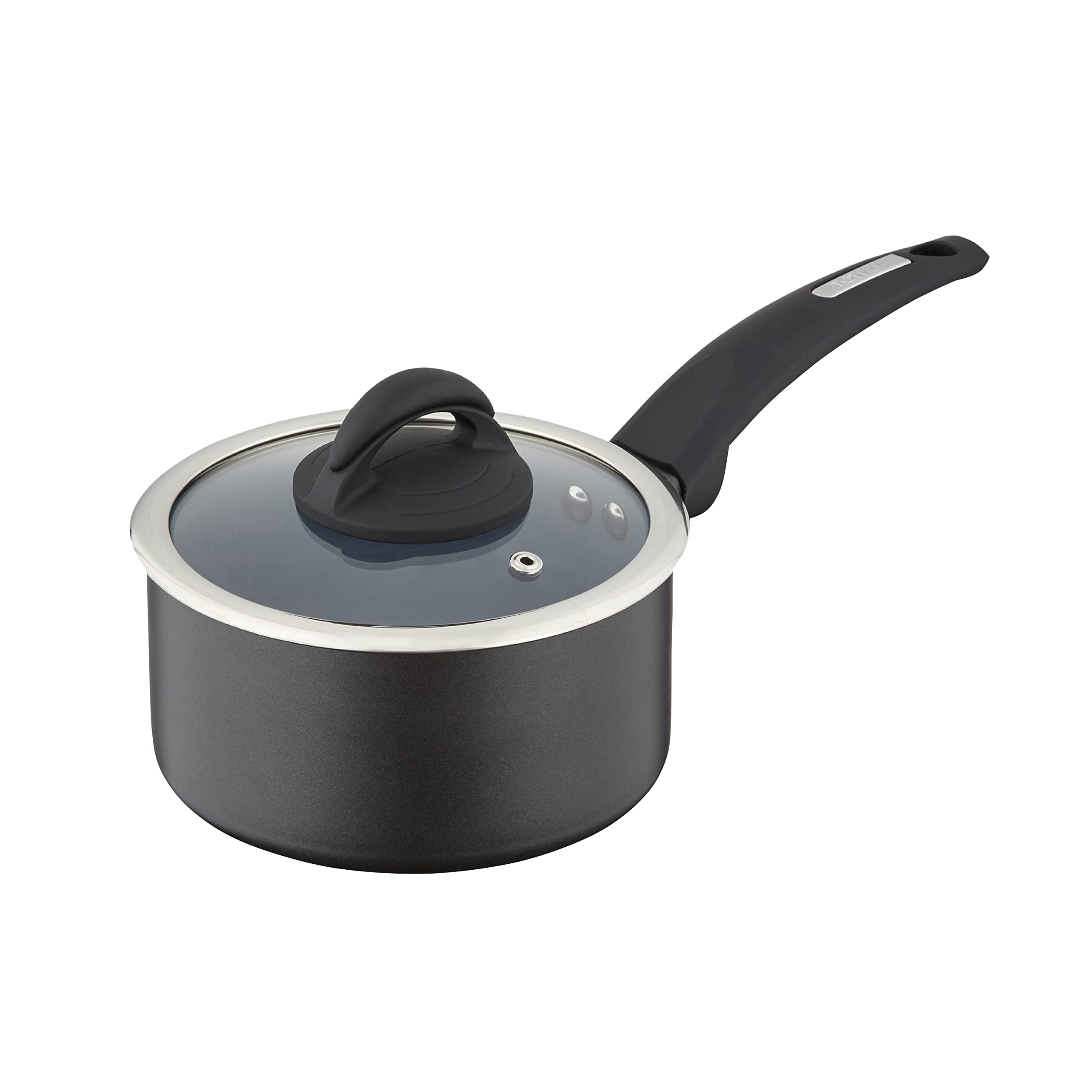 Tower Graphite T80356 Cerasure 16 Cm Saucepan With Non-Stick Coating, Suitable For All Hob Types,