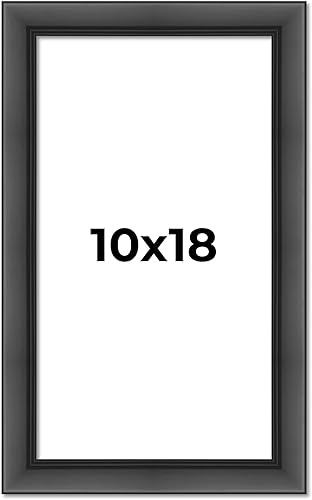 Miniatura 22 de Poster Palooza Marco de fotos de madera tradicional dorado antiguo de 10 x 18 pulgadas con plexiglás acrílico UV, respaldo de tablero de espuma