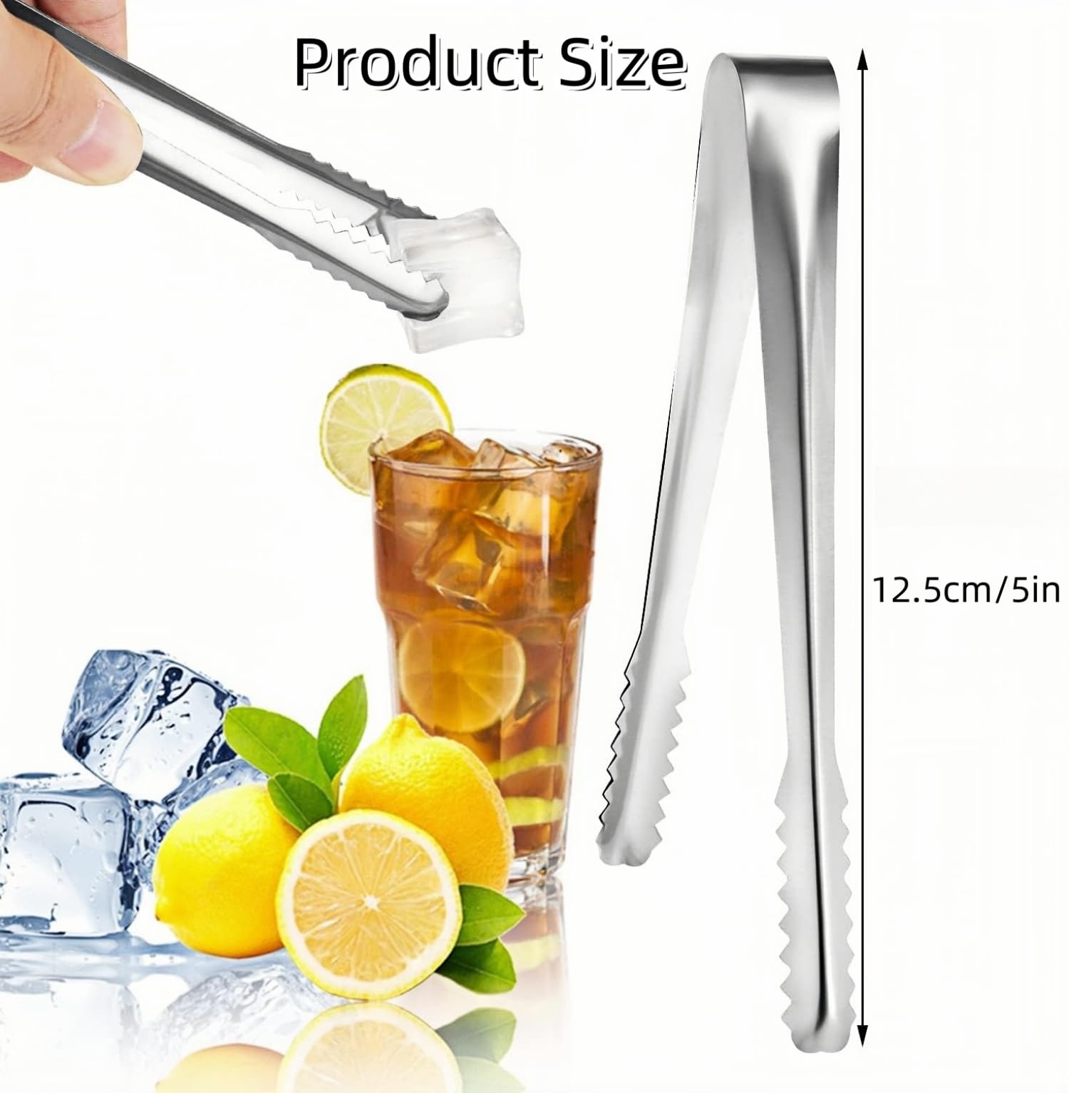 Gvolatee IJsblokjestangen, roestvrij staal, 11 cm, multifunctioneel