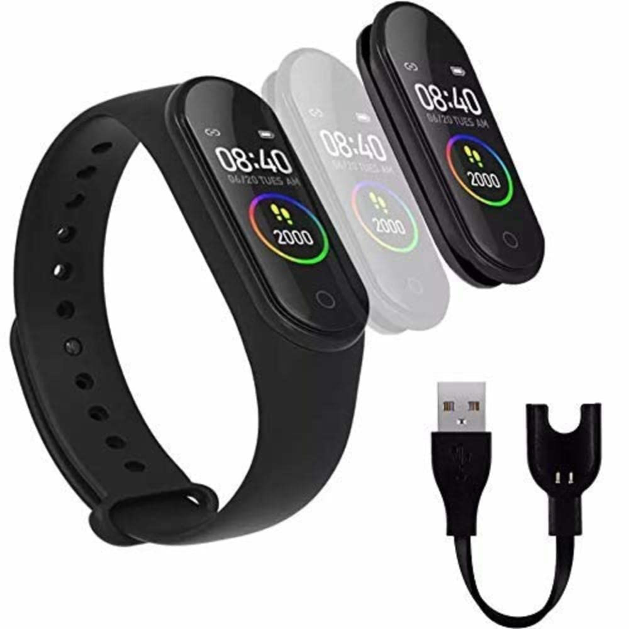 Drumstone 𝟏+𝟏 𝐘𝐄𝐀𝐑 𝐖𝐀𝐑𝐑𝐀𝐍𝐓𝐘 M7 Fitness Smart Watch – Heart Rate & BP Monitor, Step Counter, Calorie Tracker | Waterproof Unisex Activity Band - Image 5 thumbnail