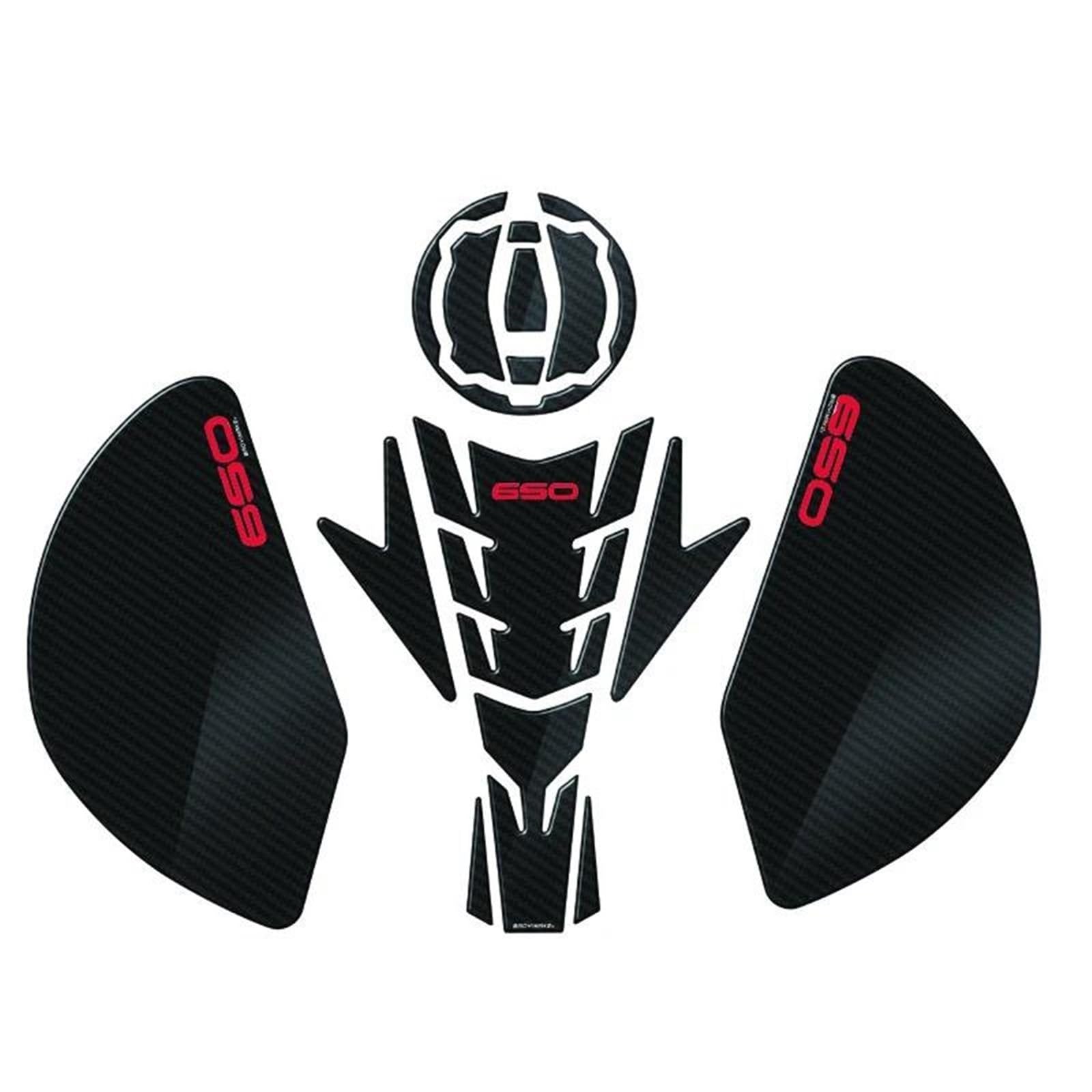 Motorcycle Tank Pad Sticker Decal Gas Traction Side for Kawasaki for Z650 for Z 650 for Ninja 2017 Tank Sticker(Color8)