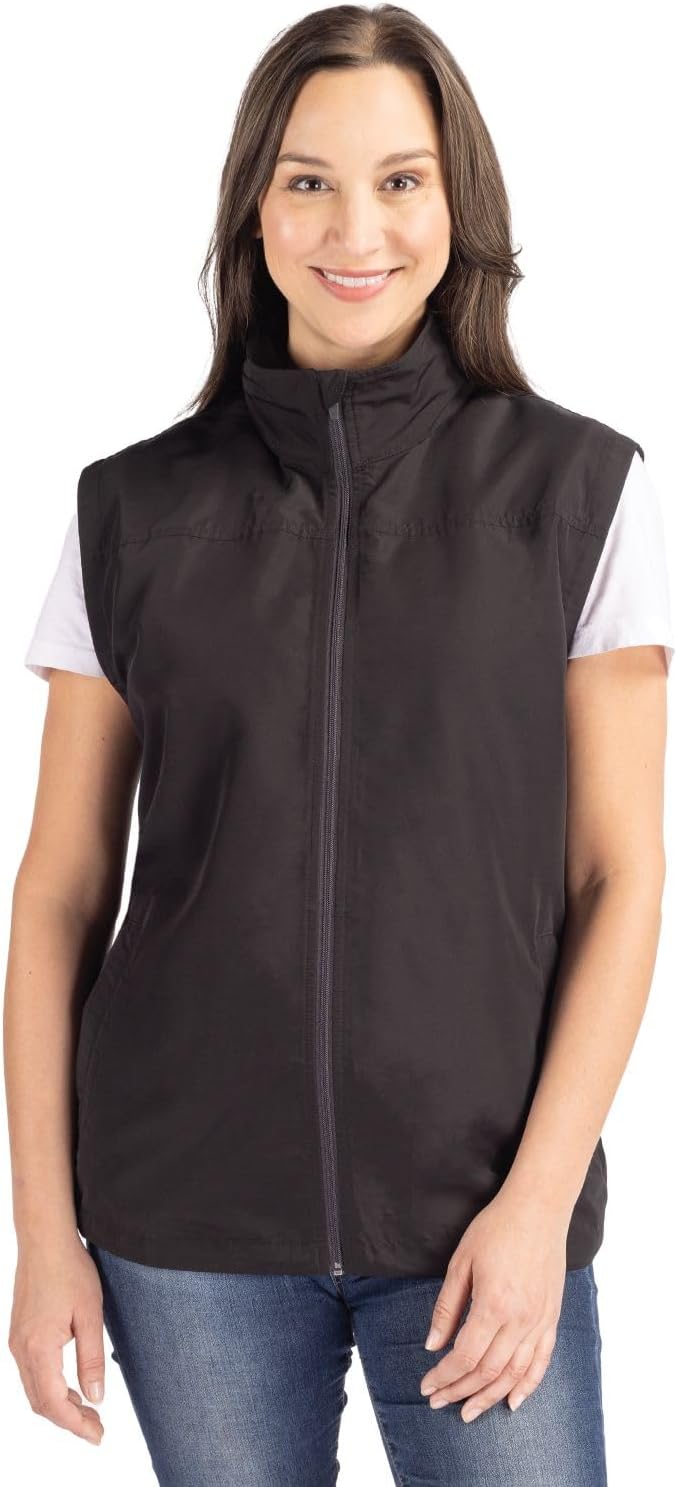 Cutter & Buck Ladies Charter Eco Full-zip Womens VestVest - Image 4