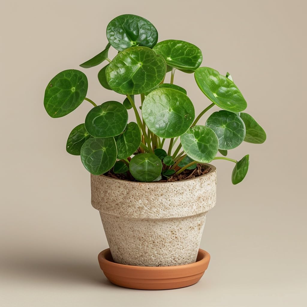 Chinese Money Plant - pilea peperomioides in 10-12cm Pot