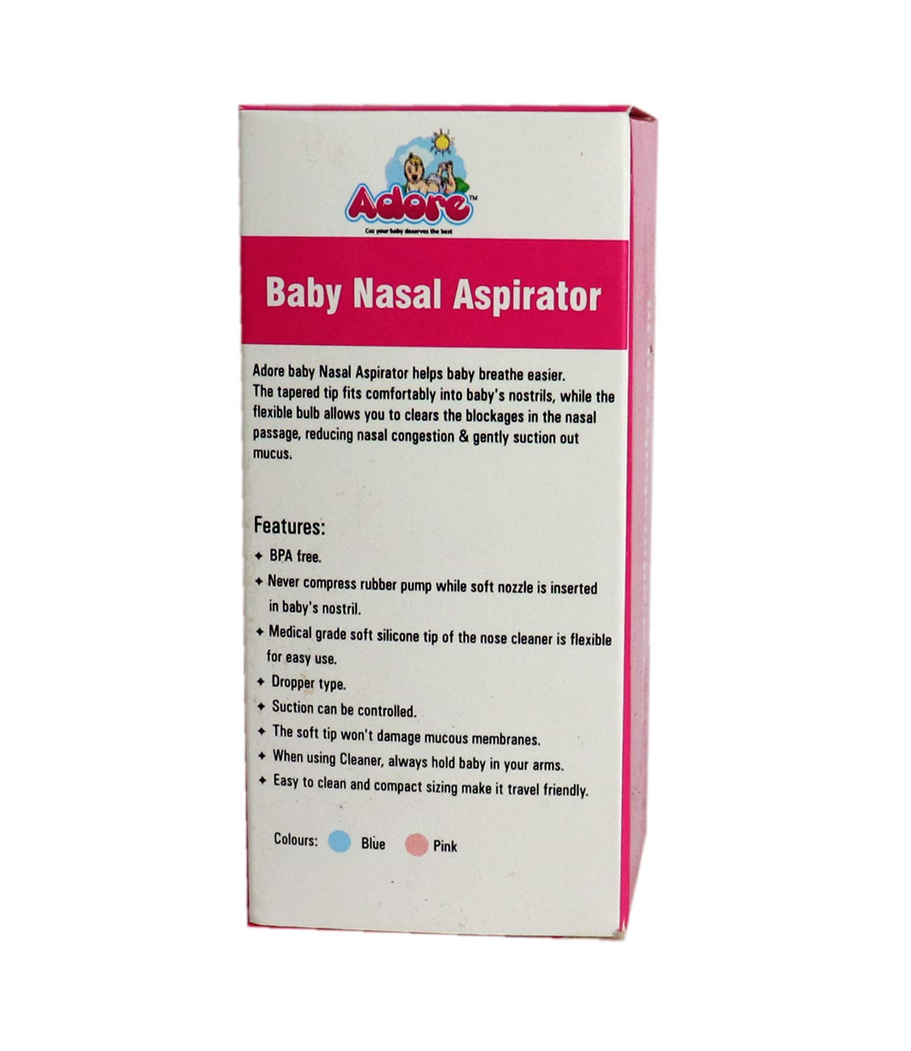 Adore Baby Nasal Aspirator (Multi-Color) 4