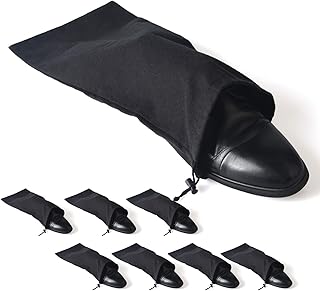 Sacs de Rangement pour Chaussures 100% Coton avec Cordon de Serrage pour Hommes et Femmes pour Les Chaussures de Protection et de Rangement pour Le Voyage