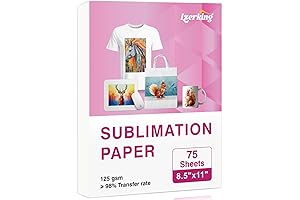 Sublimation Paper 8.5 x 11 In Heat Press Printer Paper