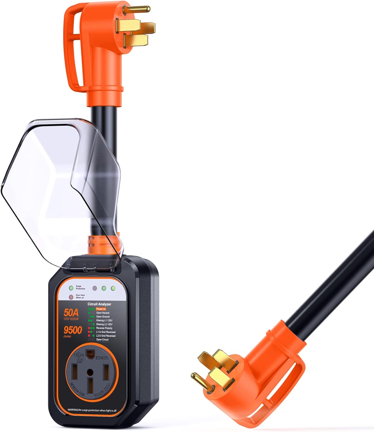 GEARGO RV Surge Protector 50 Amp RV Circuit Analyzer Surge Guard Full