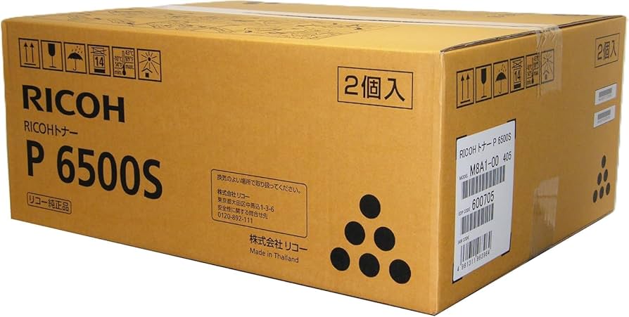 Amazon.co.jp: リコー RICOH トナー P 6500S 純正品 2本入 RICOH Amazon.co.jp: リコー RICOH トナー P 6500S 純正品 2本入 RICOH