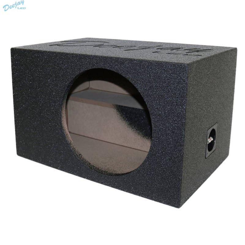 DEEJAY LED 1X12EPOXY DJL 12-inch Base Box for 12-inch Woofer with Tuned Port and Durable Epoxy Coat Outer Finish Embossed Logo