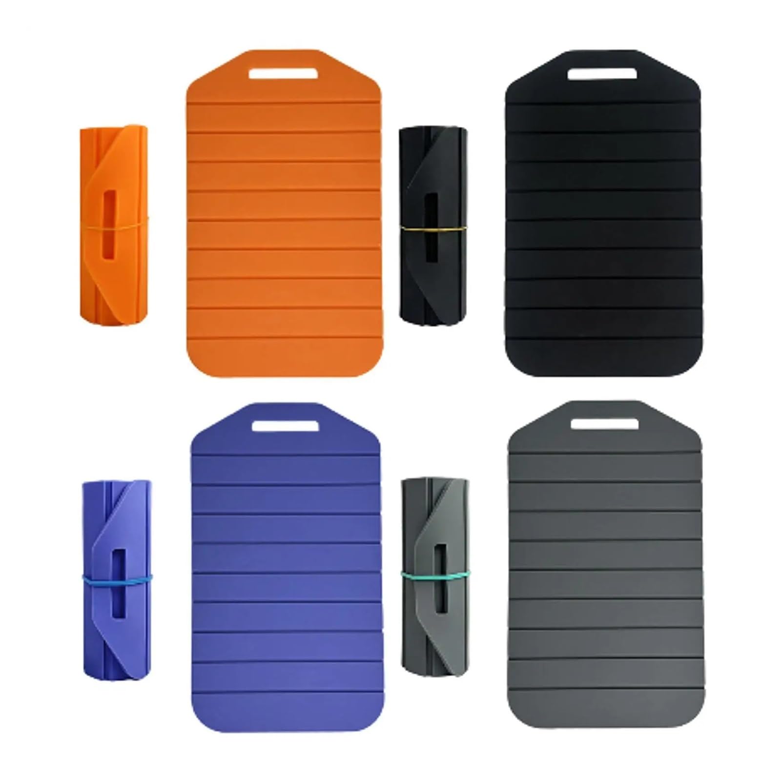 Tabla De Silicona Tabla de cortar plegable de silicona, resistente, Flexible, antideslizante, ligera, for barbacoas de frutas, actividades al aire libre(Black)
