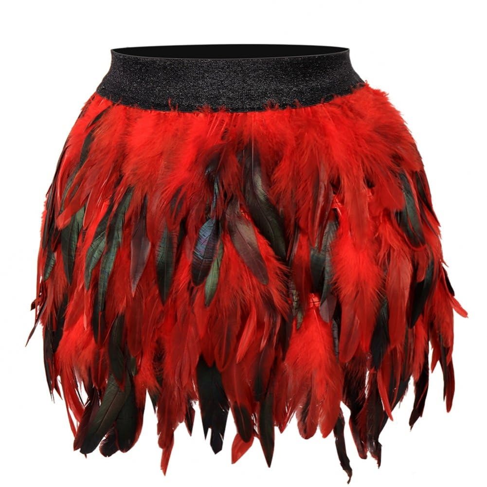 Jupe en plumes pour femmes sublime et fluide pour fete de famille