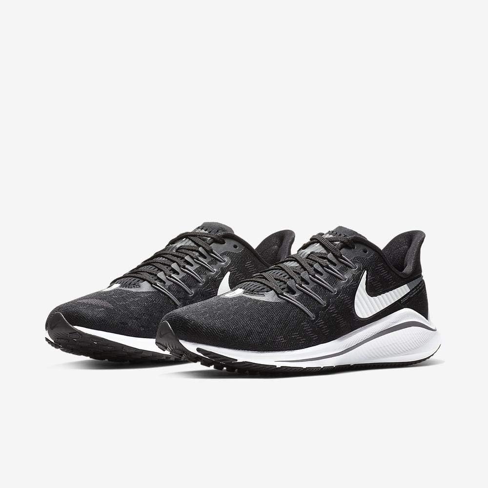 Nike Women's Air Zoom Vomero 14 Running Shoes 8 Black/Thunder Grey/White